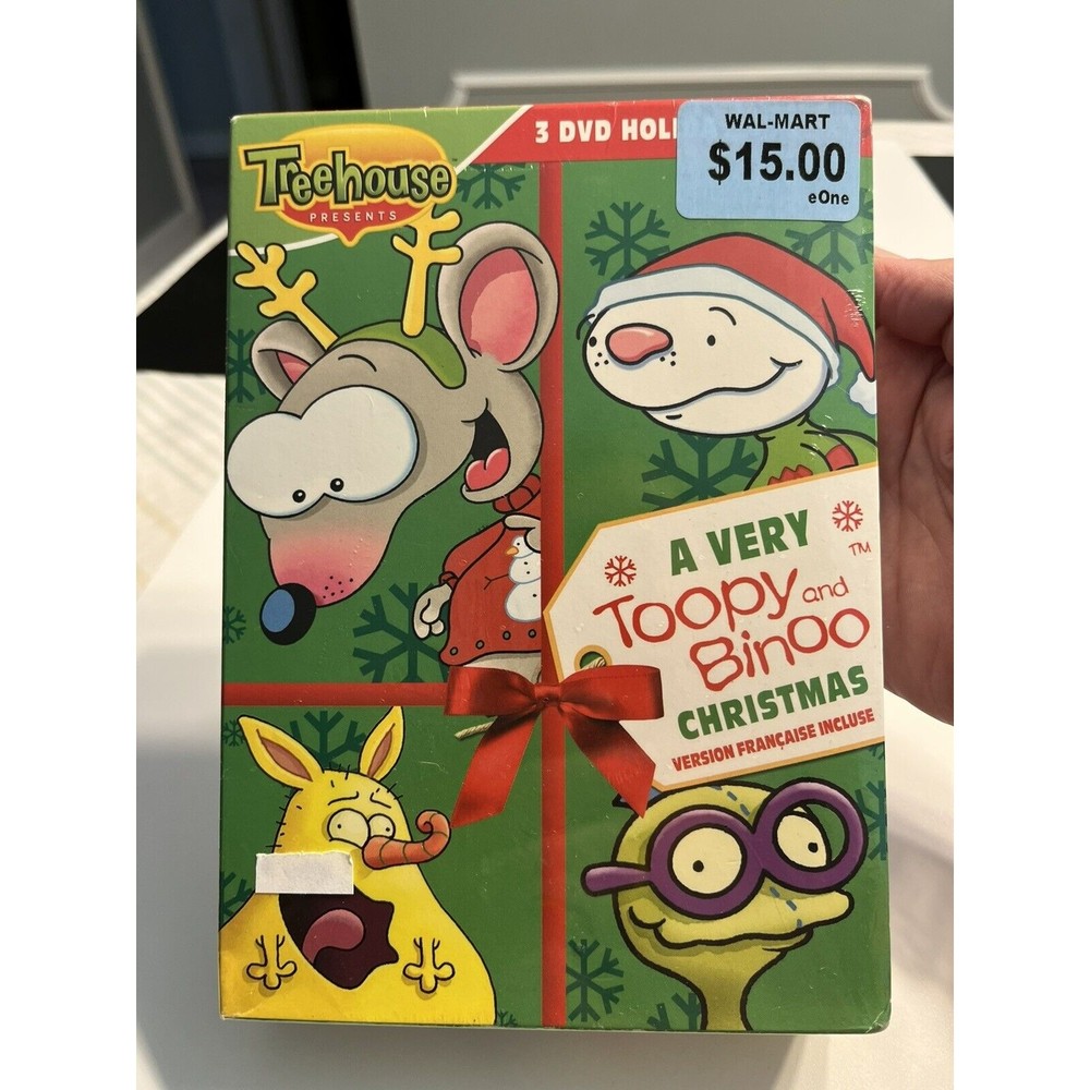 New Sealed - Treehouse Presents A Very Toopy & Binoo Christmas (3 DVD Gift Set)